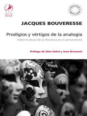 cover image of Prodigios y vértigos de la analogía